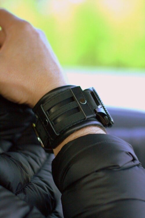 Watch Cuff Straps Black