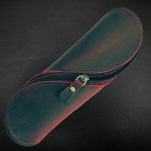 Glasses leather pouch